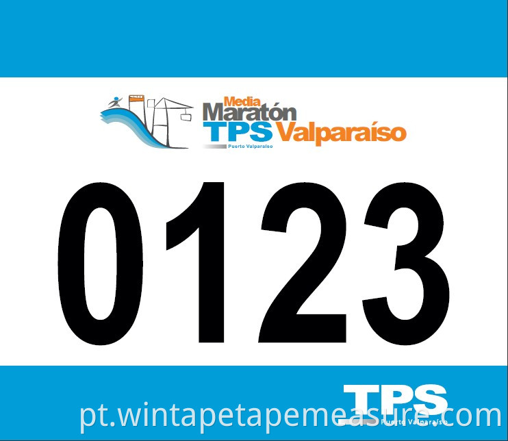 NÚMEROS DE CORRIDA PERSONALIZADOS O concorrente oficial dupont bib numera qualquer série entre 1 e 10.000 - adicione seu logotipo colorido ou gráfico grátis